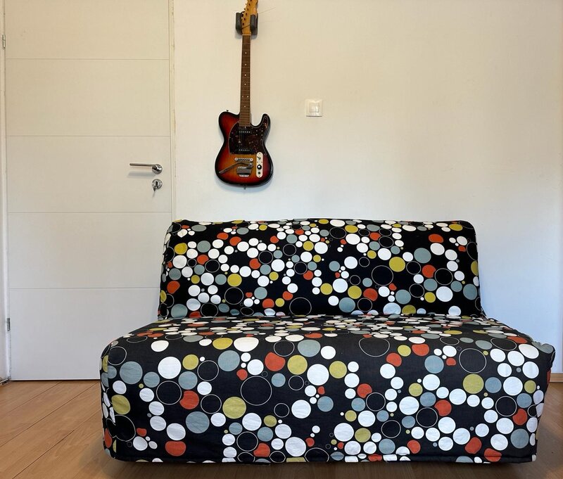 Canapea extensibila Ikea- Lycksele Havet, confort maxim, saltea spuma