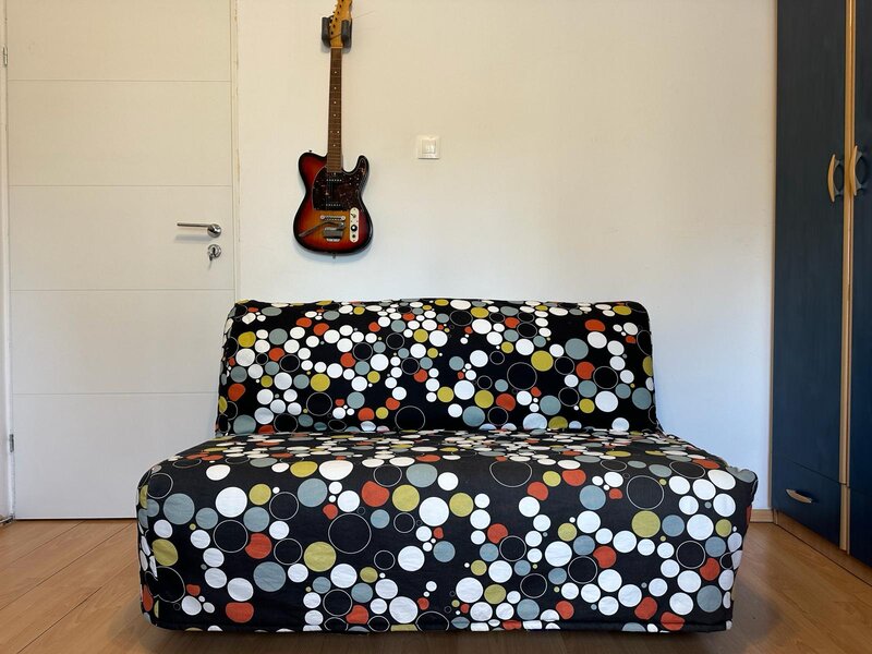 Canapea extensibila Ikea- Lycksele Havet, confort maxim, saltea spuma